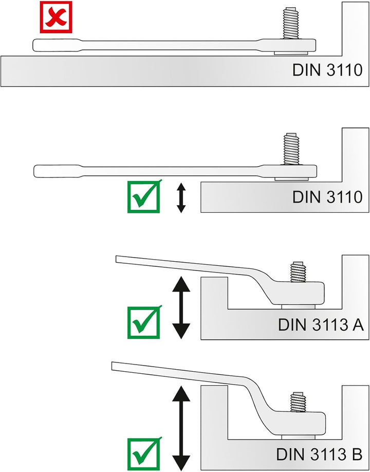 MATADOR Schraubwerkzeuge Ringmaulschlüssel-Satz, 16-teilig gekröpft, 6-32 mm, 0190 9160, Metrisch 6