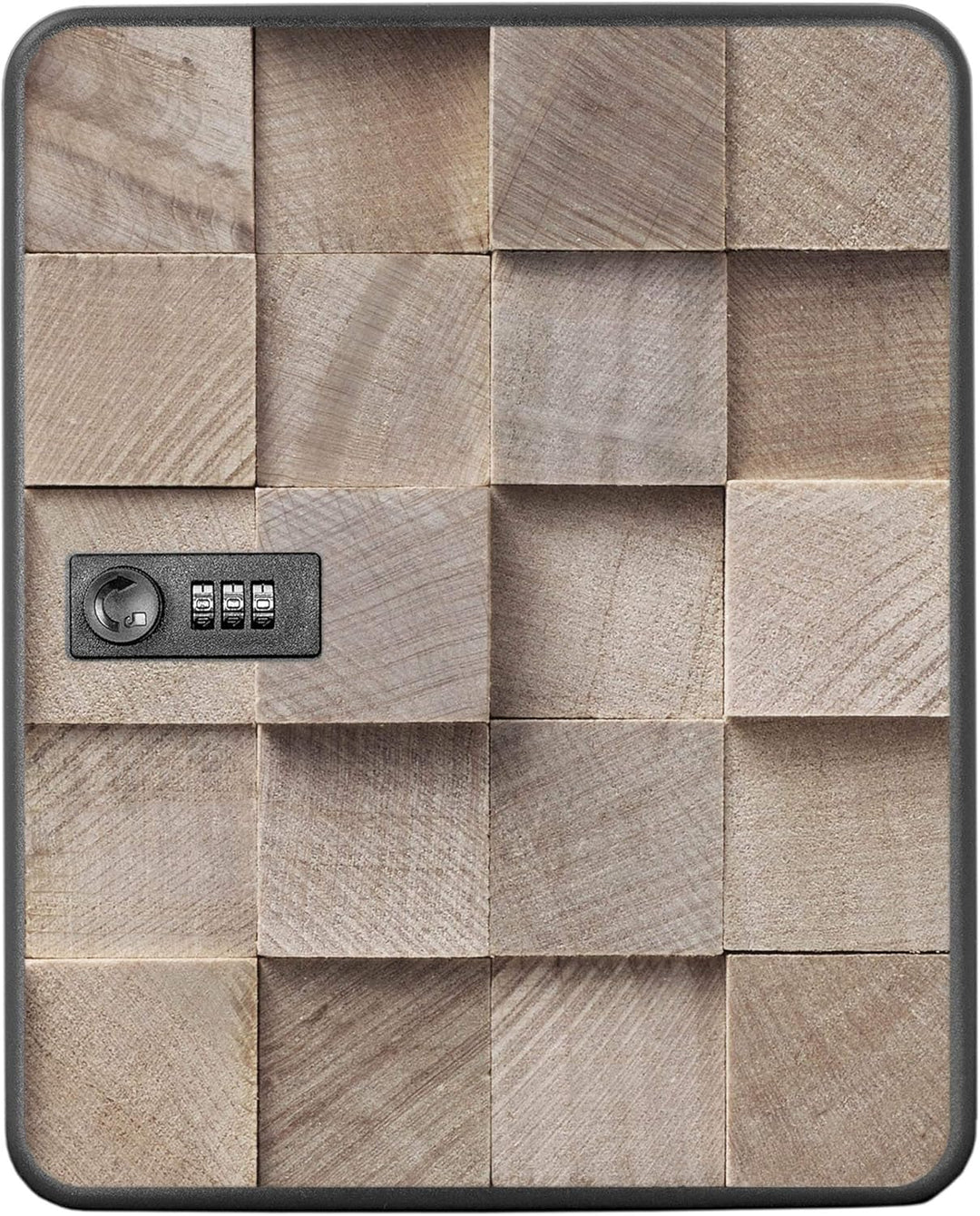 banjado® Burg-Wächter® abschliessbarer Schlüsselkasten mit Motiv Bauklötze Relief für 36 Schlüssel -