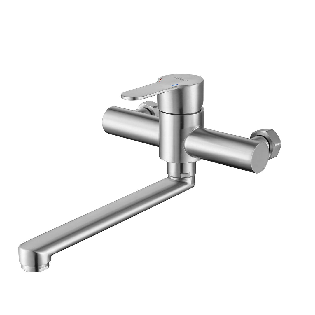 Decaura Wand Küche Wasserhahn, Küchenarmatur Wandmontage Mischbatterien Armatur, Wandarmatur Spültis