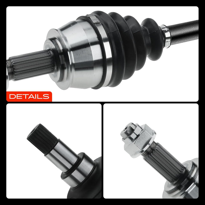 Frankberg Antriebswelle Vorne Links Kompatibel mit Nemo Kasten AA 1.4L 2008-2010 Nemo Kombi 1.4L 200