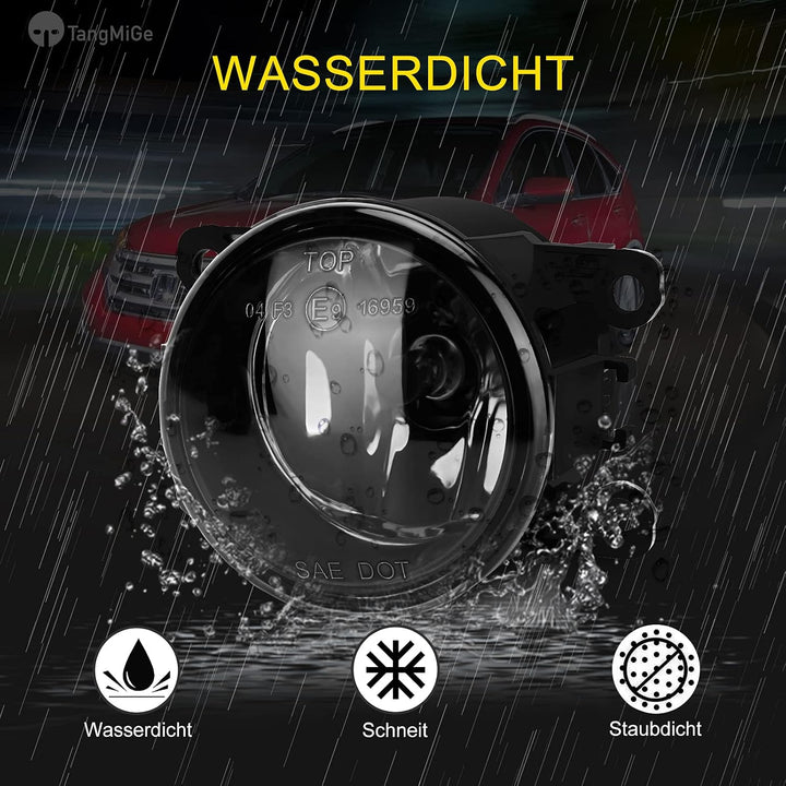 TangMiGe Nebelscheinwerfer Kompatibel mit CITROËN DACIA Duster FIAT Sedici FORD JAGUAR NE01-51-680A