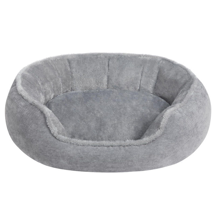 Hollypet Katzenbett Kleines Hundebett, Rundes Haustierbett für Katzen und Welpen, Weiches Schlafbett