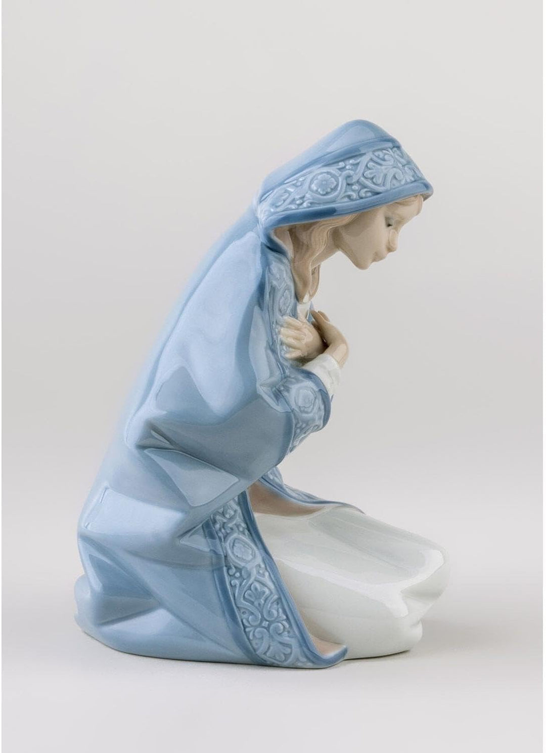 LLADRÓ Krippenfigur Jungfrau Maria. Ii. Jungfrau Maria. Porzellan.