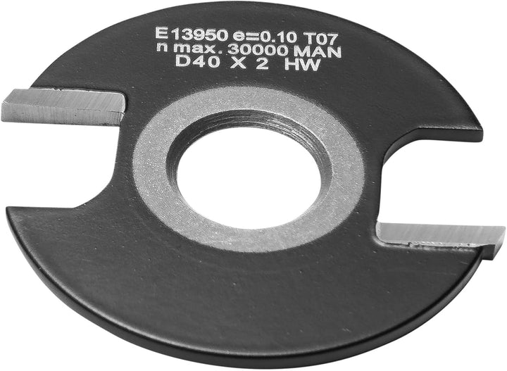 ENT 13950 Scheibennutmesser HW, Durchmesser (D) 40 mm, NL 2 mm, mit Senkbohrung D=40 / NL=2, D=40 /