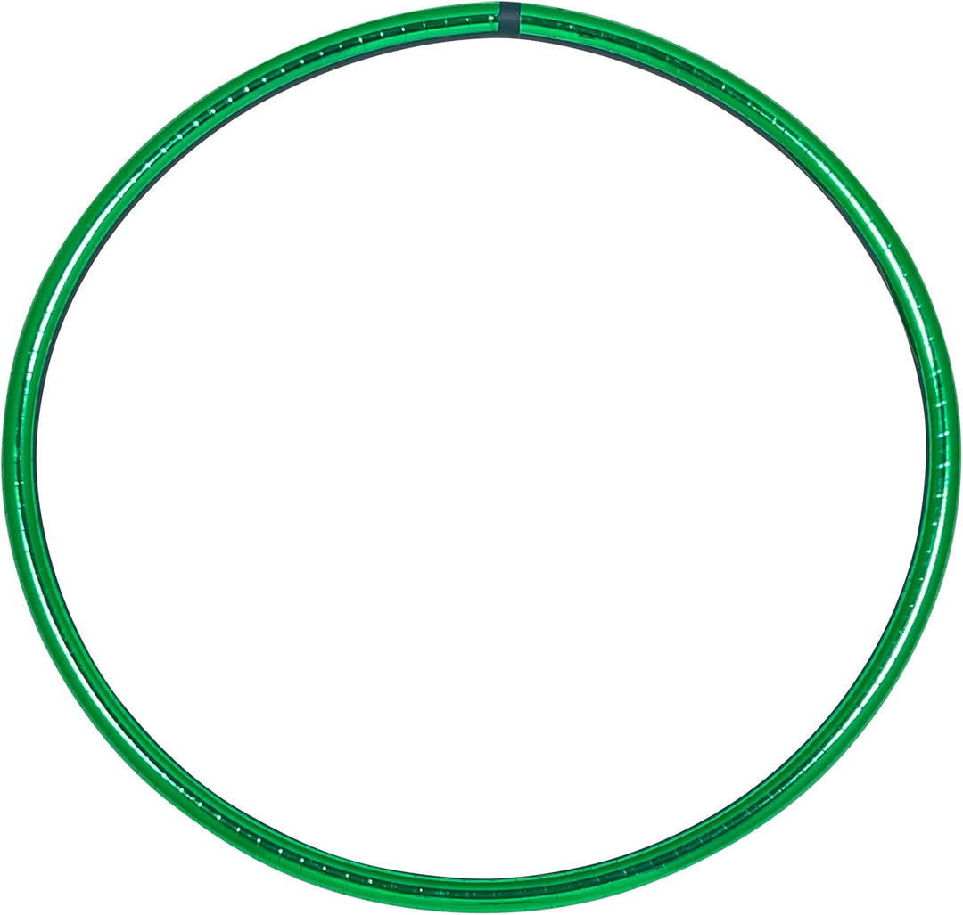 Metallic Hula Hoop Reifen, Ø80/90/100cm Grün Ø90cm, Grün Ø90cm