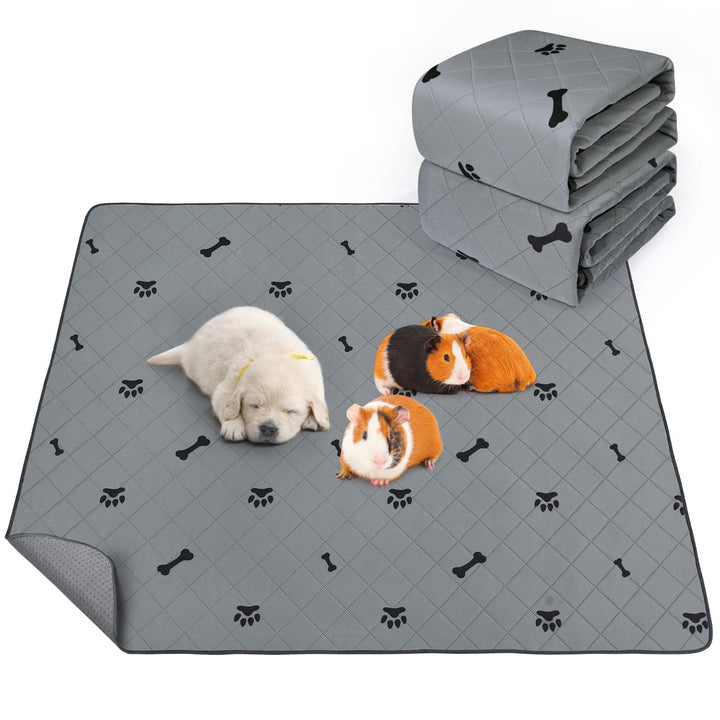 PICK FOR LIFE Saugfähige PIPI-Pads für Meerschweinchen, 2 Stück 90x120cm Waschbare PIPI-Pads für Kan
