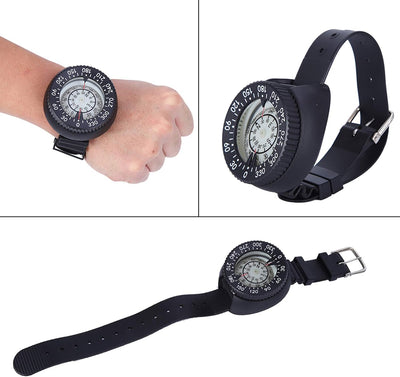 Dwawoo Wrist Compass, wasserdichtes Armband Kompass in Mini-Grösse für das Freitauchen Tauchen Wande