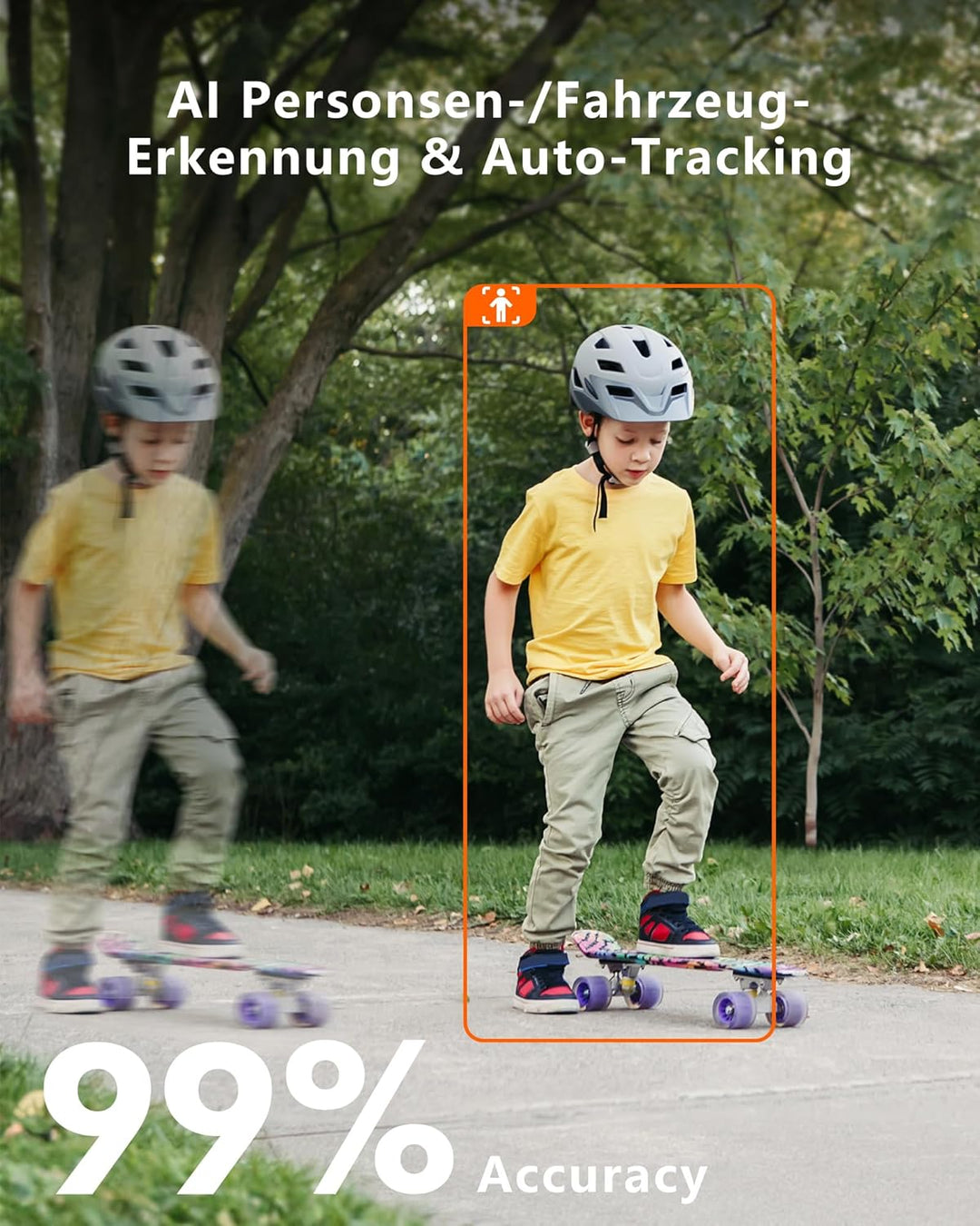 Überwachungskamera Aussen,Mit Dual-Objektiv 6MP,2.4/5Ghz WLAN,Kamera Überwachung Aussen,360° PTZ,Eth