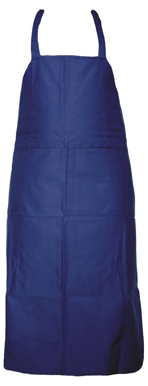 Jah AP-174-NLA Arbeitsschürze 10 Stück Baumwolle A1 Qualität blau