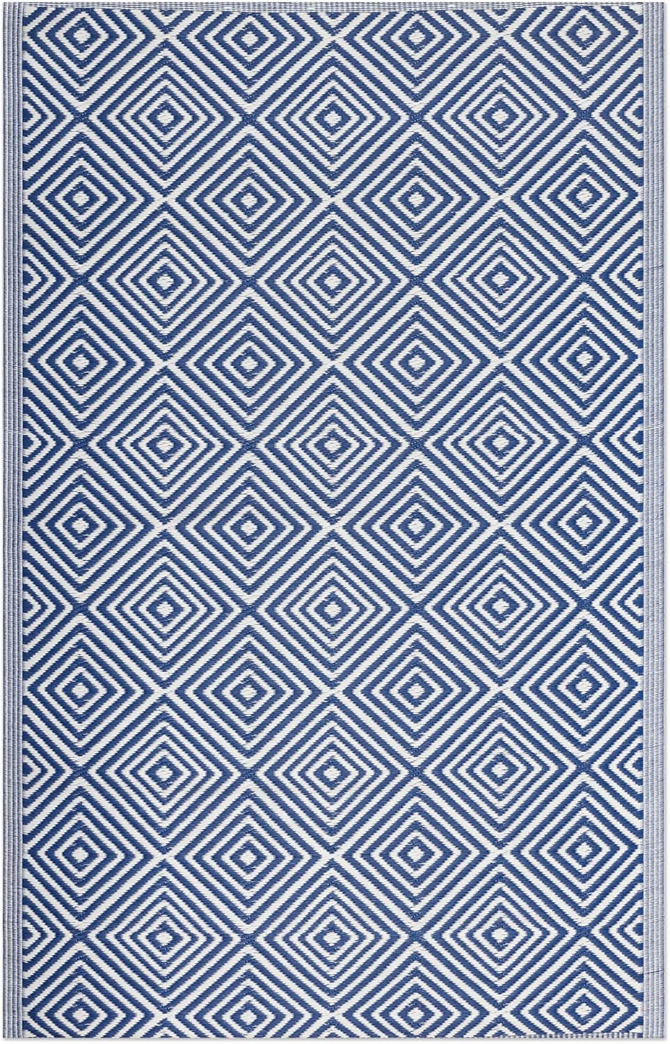 JEMIDI Outdoor Teppich 120x180cm gross - Terrassenteppich Balkonteppich Aussenteppich - Balkon Teppi