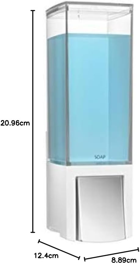 Better Living Products Clever Seifenspender, Flüssigseifenspender, 1 x 502,7 ml, weiss, 12,4 x 8,9 x
