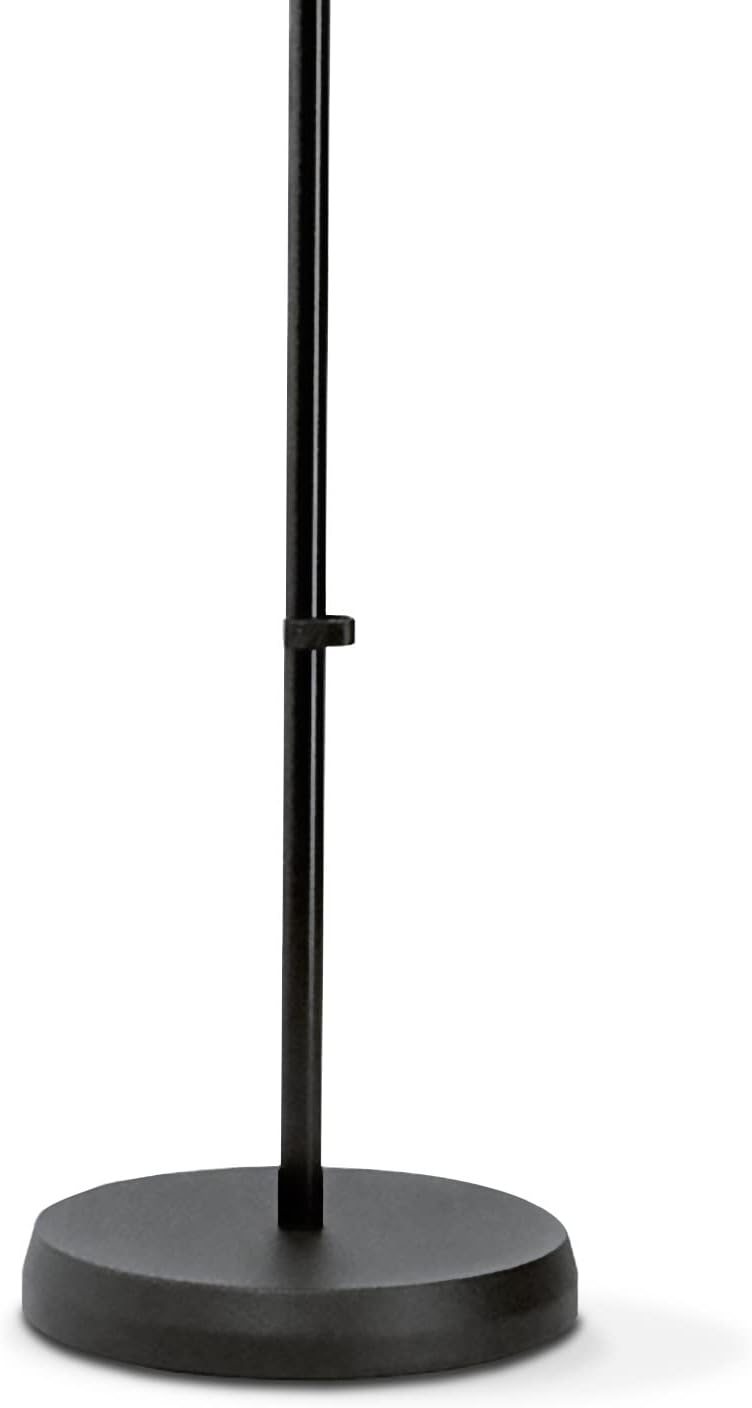 K&M 260 Mikrofonstativ Schwarz – Solostativ mit Trittschalldämpfung von 87 – 156,5 cm ausziehbar – 3
