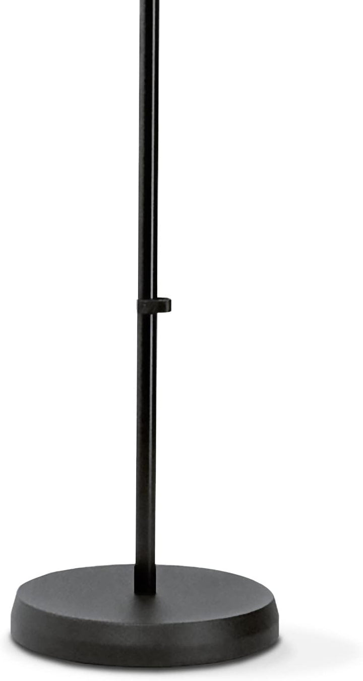 K&M 260 Mikrofonstativ Schwarz – Solostativ mit Trittschalldämpfung von 87 – 156,5 cm ausziehbar – 3