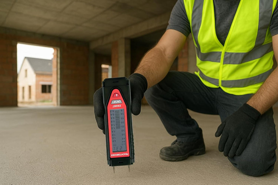 Rothenberger Industrial Bau und Holzfeuchtemessgerät, Messbereich 6-44%, 1500000797