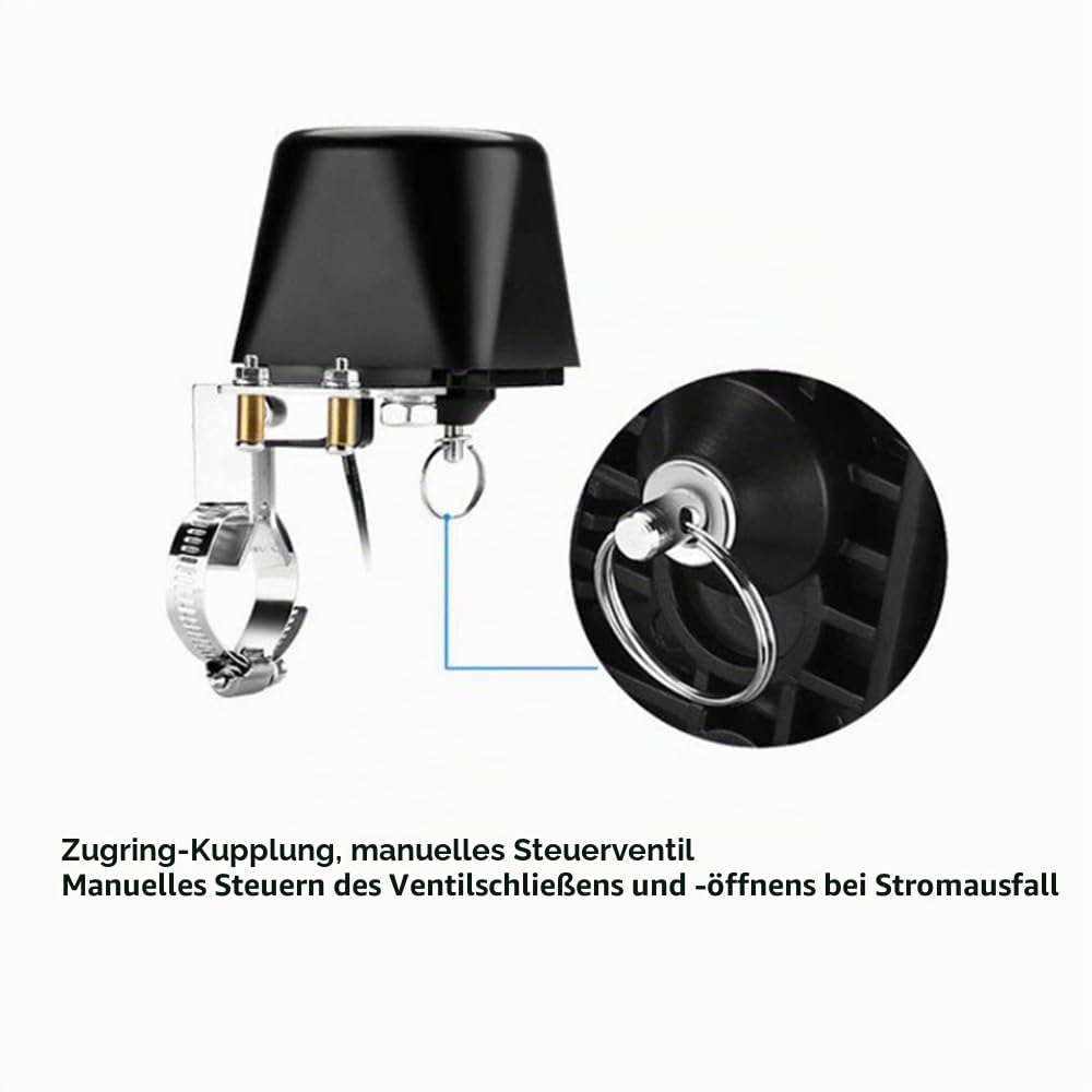 Mengshen Smart WiFi Wasserventil Wasserabschaltung WiFi Elektrisches Wasser Gasabsperrung Controller
