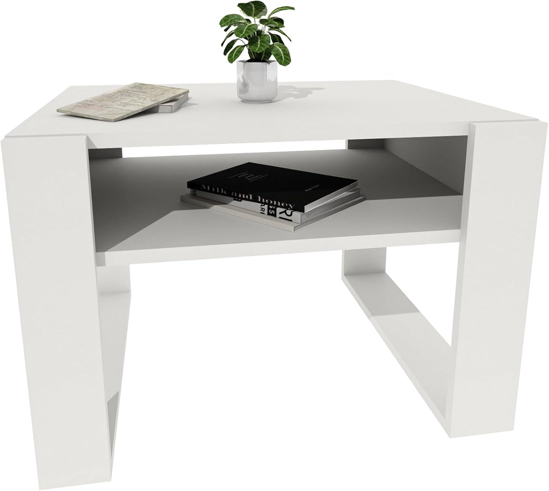 möbelkap Couchtisch 65×53.6 cm – Wohnzimmertisch aus Holzwerkstoff, Stabiler & moderner Kaffeetisch