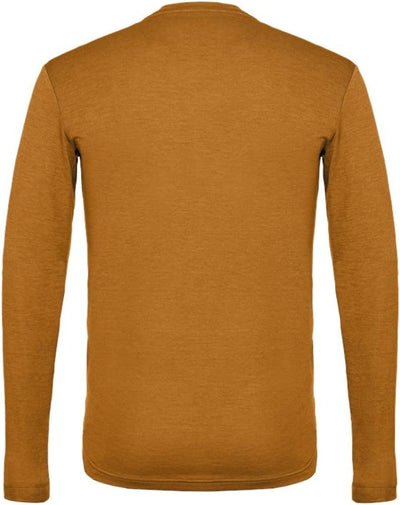 Salewa Herren Puez Melange Dry M L/S Tee Hemden & T-shirts S Golden Brown Melange, S Golden Brown Me