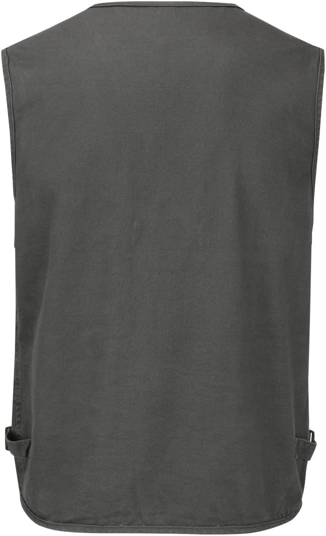 YOUTHUP Weste Herren Anglerweste Outdoor Ärmellose Fotografie Jagd Sportweste Multi-Tasche Leicht Kn