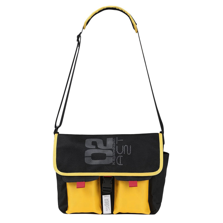 FIREFIRST x Hatsune Miku & Kagamine Rin/Len Schule Schultertaschen .Gelb W36×H30×D12.5（cm）, .Gelb W3