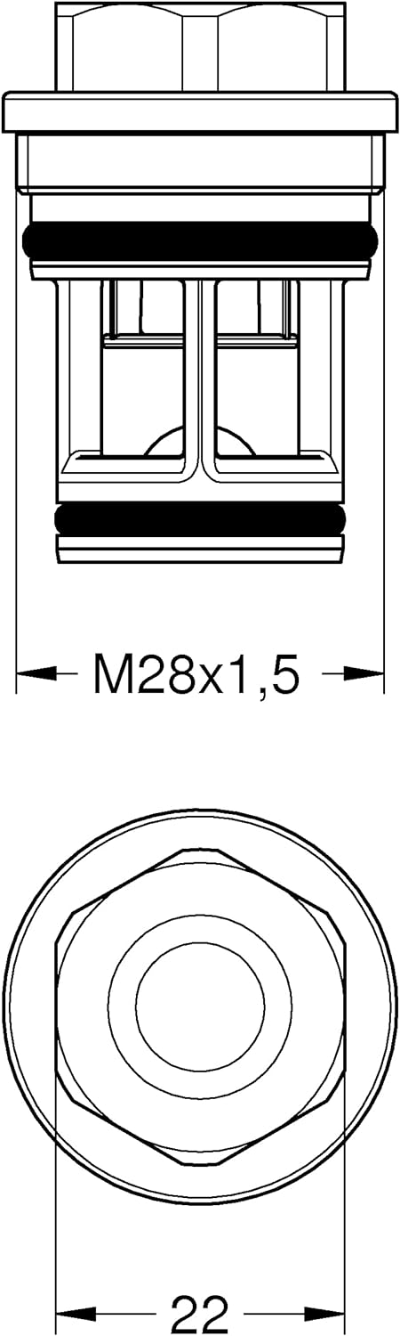 Grohe Sicherungseinrichtung (DIN-EN1717), 1 Stück, 14055000