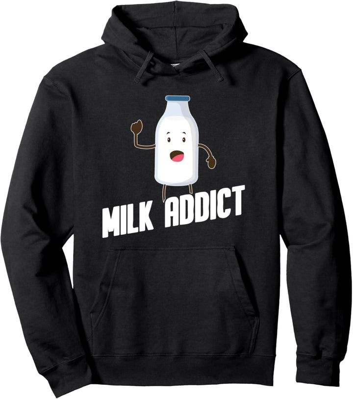 Milch Rohmilch Kuh Milchbauer - Lustiges Milch Pullover Hoodie