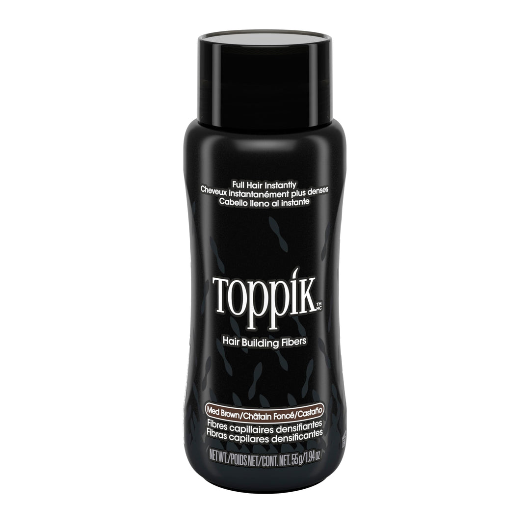 Toppik Haarfasern , Mittelbraun, natürlich gewonnene Fasern aus Keratin für voller aussehendes Haar