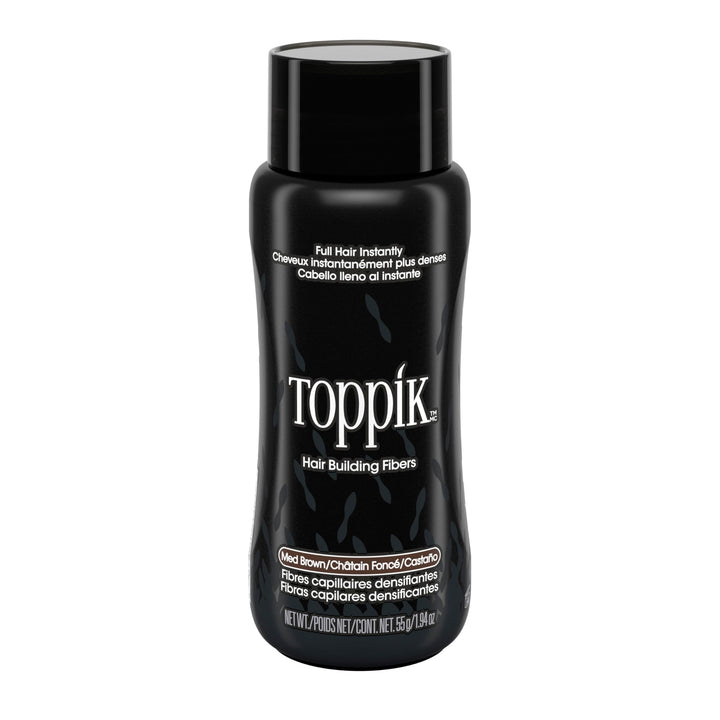 Toppik Haarfasern , Mittelbraun, natürlich gewonnene Fasern aus Keratin für voller aussehendes Haar