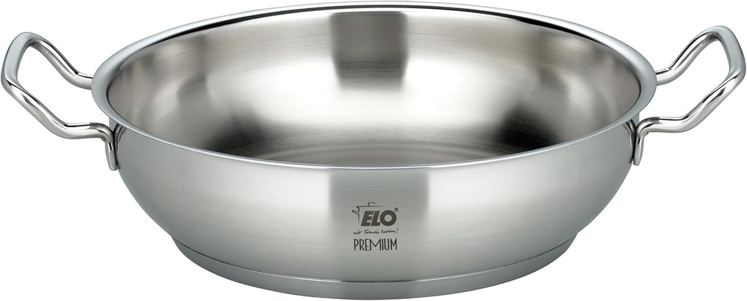 ELO Premium Topfset Gourmet Plus 5 tlg., für alle Herdarten geeignet, Edelstahl, integriertes Öl-Dos