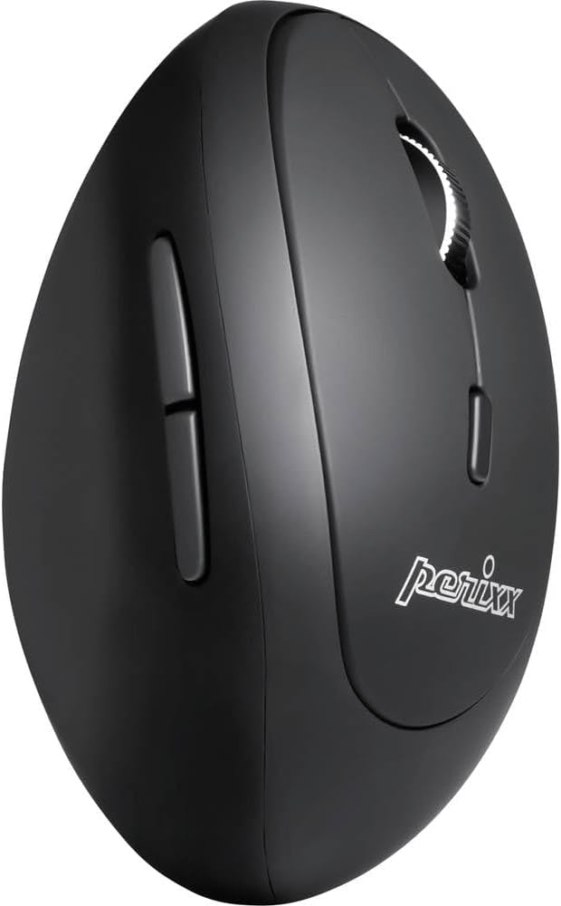 Perixx PERIMICE-819B Tragbare vertikale Bluetooth-Maus – Rechargeable - kabellose 3-in-1-Multi-Devic