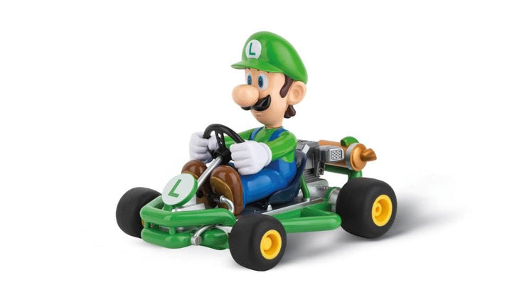 Carrera - 370200984P RC I 2,4GHz Mario Kart Pipe Kart I Luigi RC-Fahrzeug I Offiziell lizenziert I A