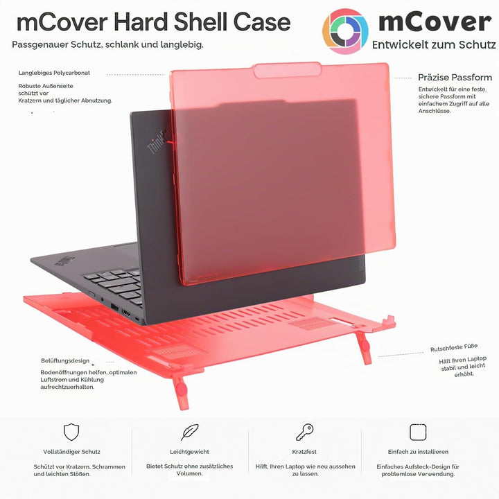mCover Hartschalen-Schutzhülle, nur kompatibel mit Lenovo ThinkPad X1 Carbon Gen 12/13 Windows Noteb