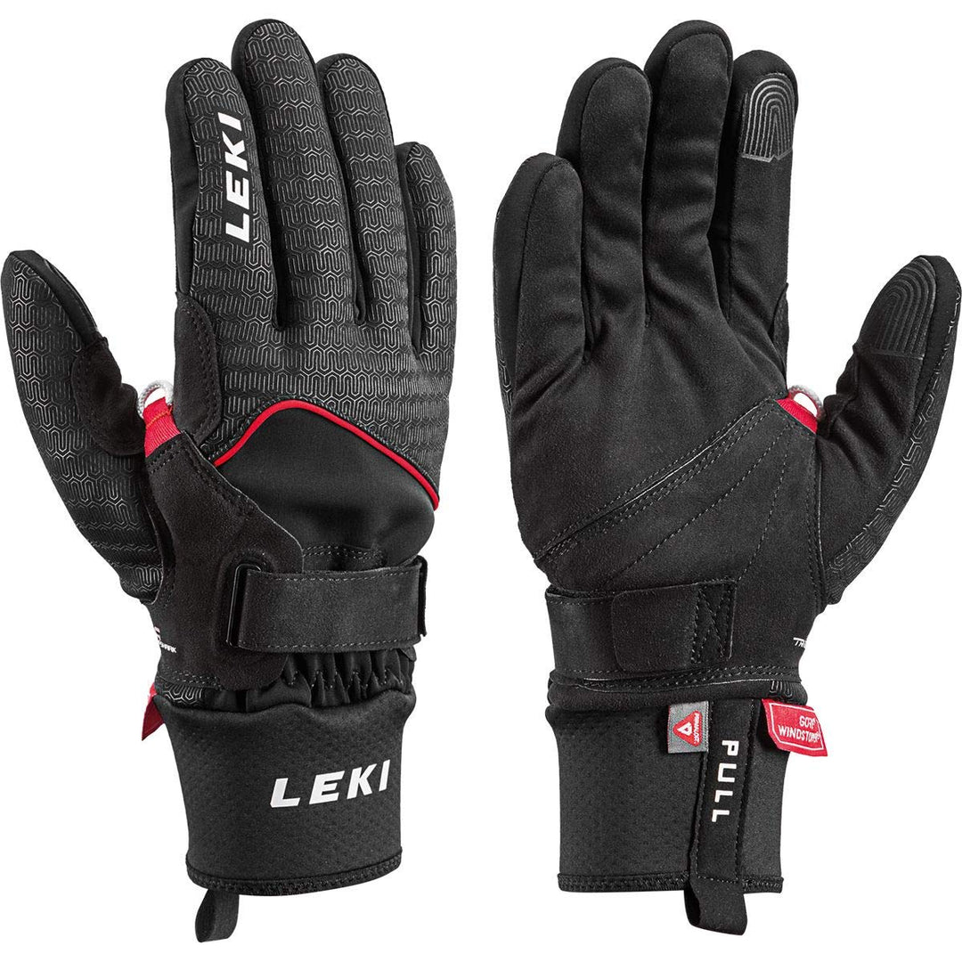 LEKI Unisex-Adult Sports Skistock 210 cm Schwarz/Rot, 210 cm Schwarz/Rot