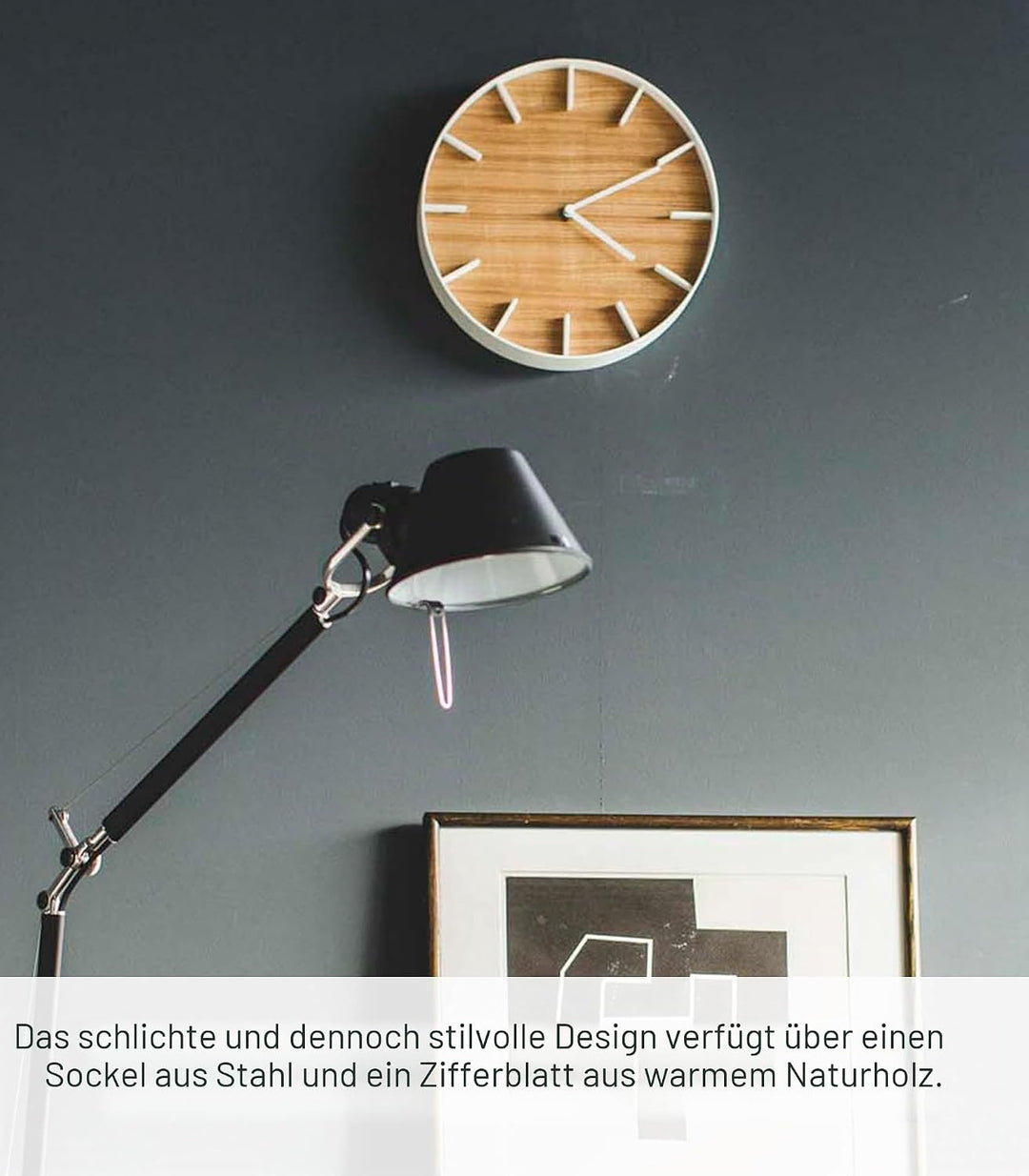 Wall clock - Rin - beige Weiss Single, Weiss Single