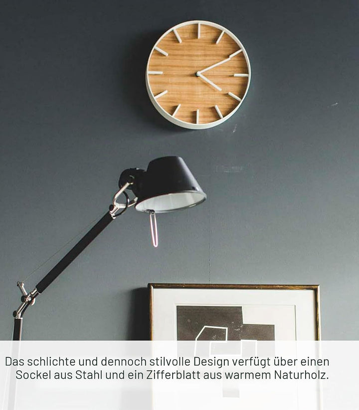 Wall clock - Rin - beige Weiss Single, Weiss Single