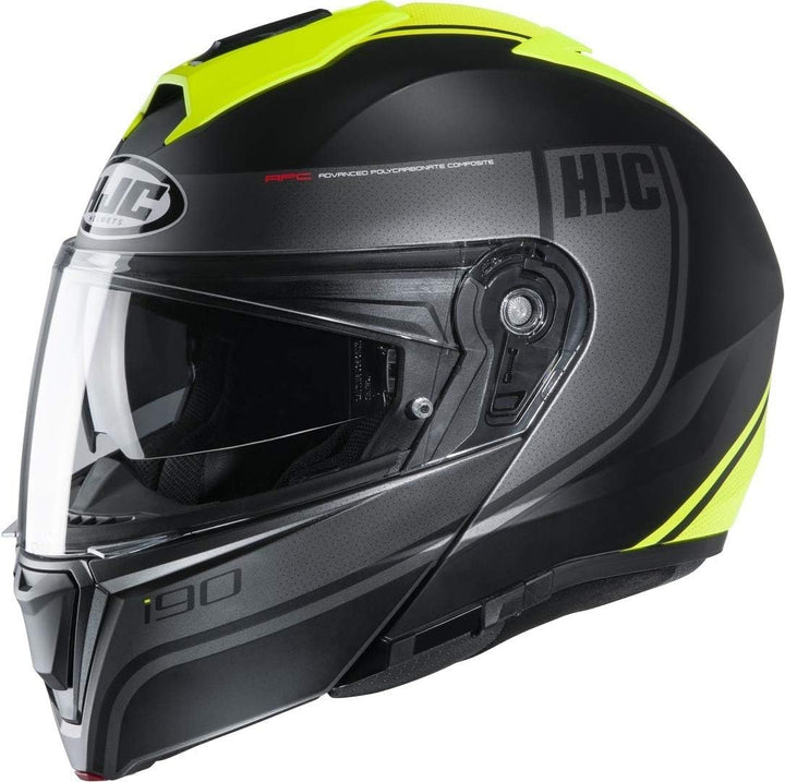 HJC Helmets Herren Nc Helmet, Schwarz/Gelb, XS XS Schwarz/Gelb, XS Schwarz/Gelb