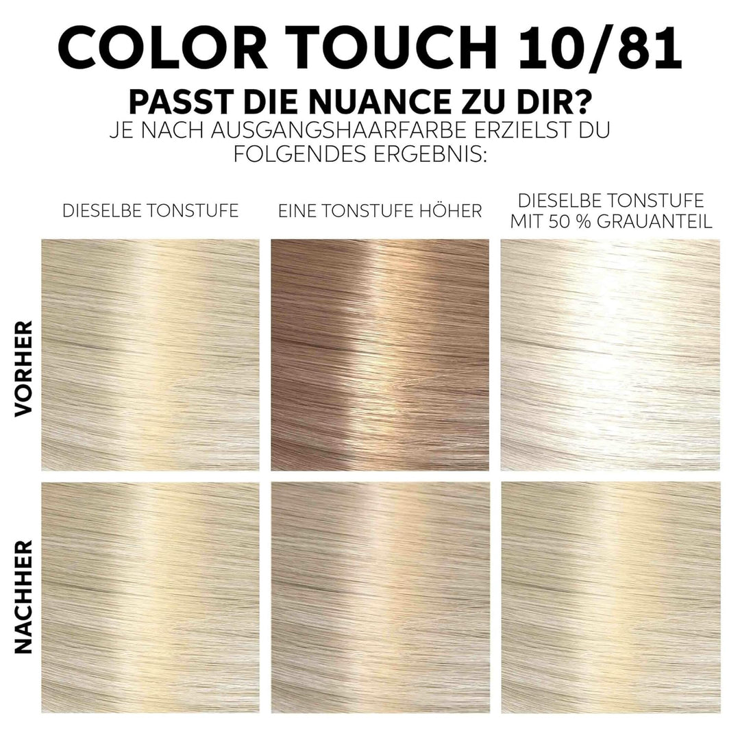 Wella Professionals Color Touch demi-permanente Haarfarbe ohne Ammoniak – Haarfärbemittel mit bis zu