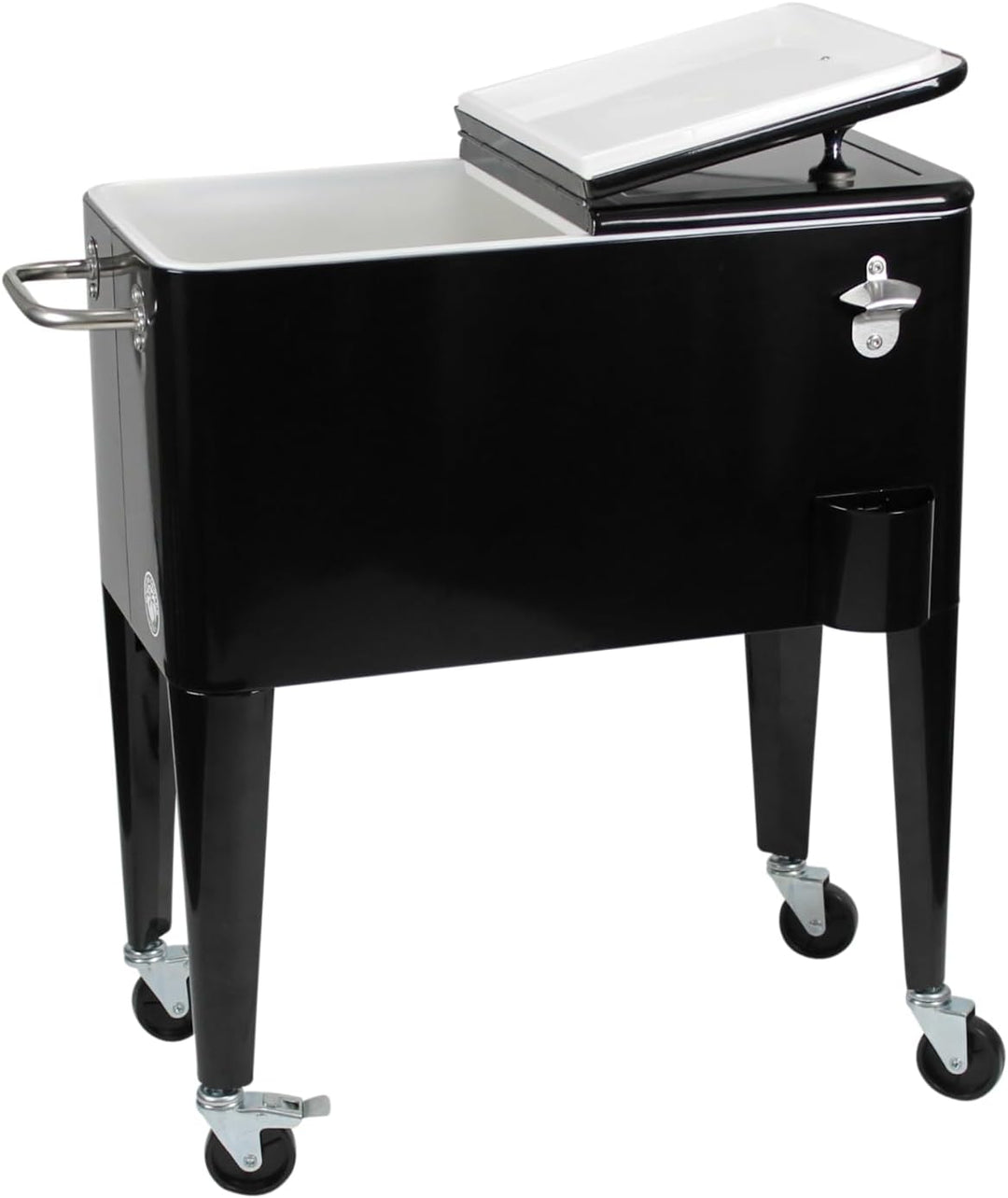 Kailua Cooler - Kühlbox, Kühlwagen, Getränkekühler Schwarz, Schwarz
