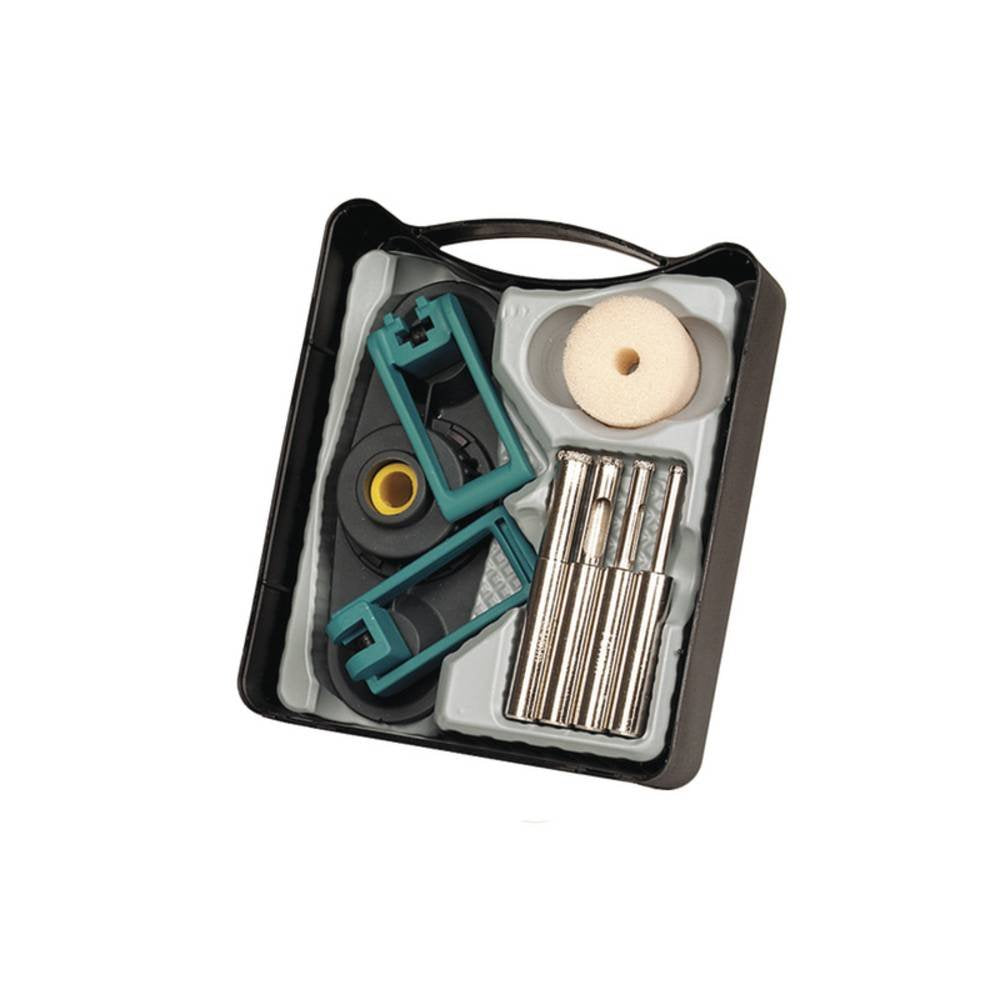 wolfcraft Bohrkronen-Set, diamantbestreut ˮCeramicˮ, 5-tlg. I 8771000 I Für die Installation von San