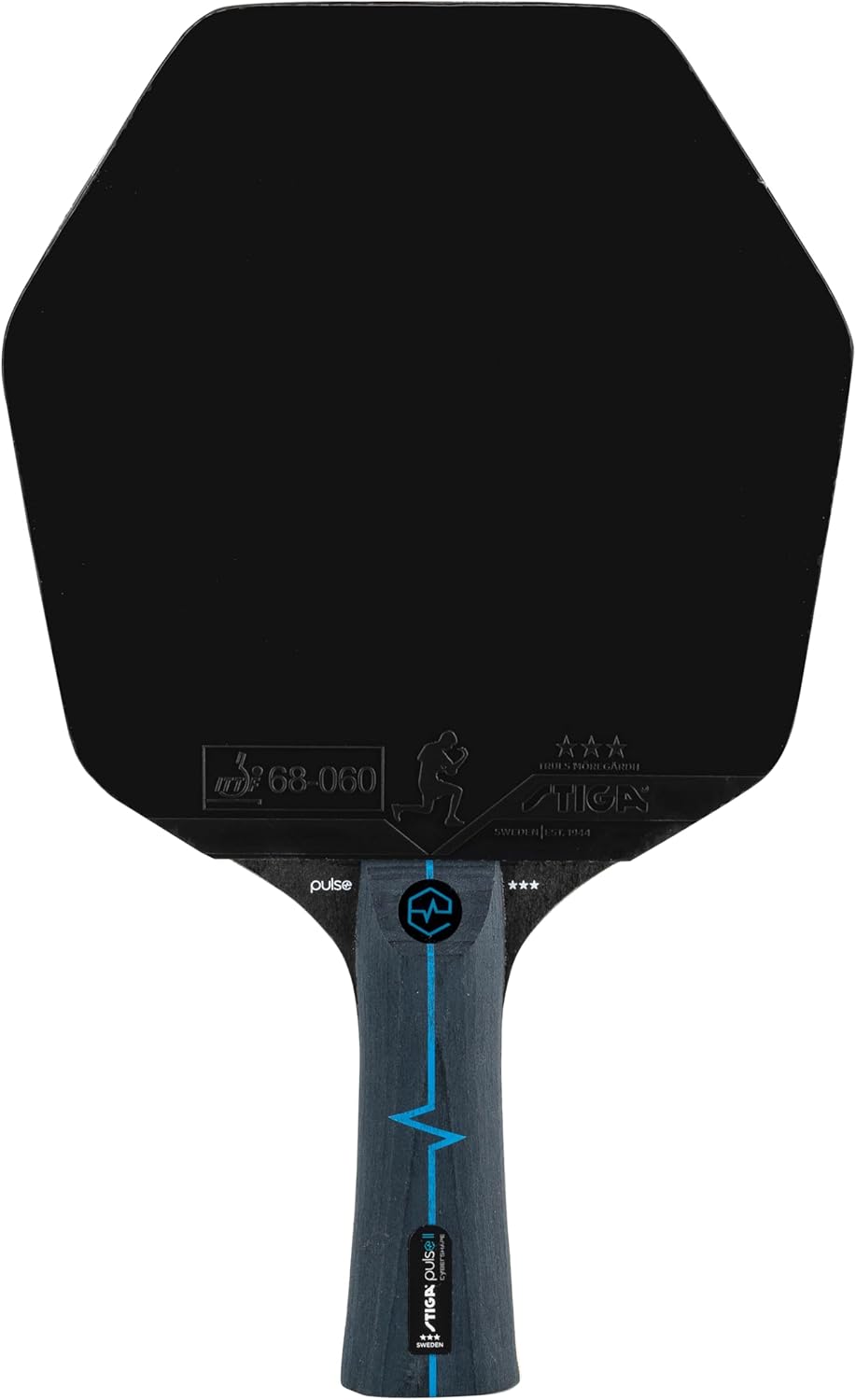 STIGA Tischtennis Set Pulse Box II 3-Star Cybershape - 3 Sterne ITTF-zugelassene Tischtennisschläger