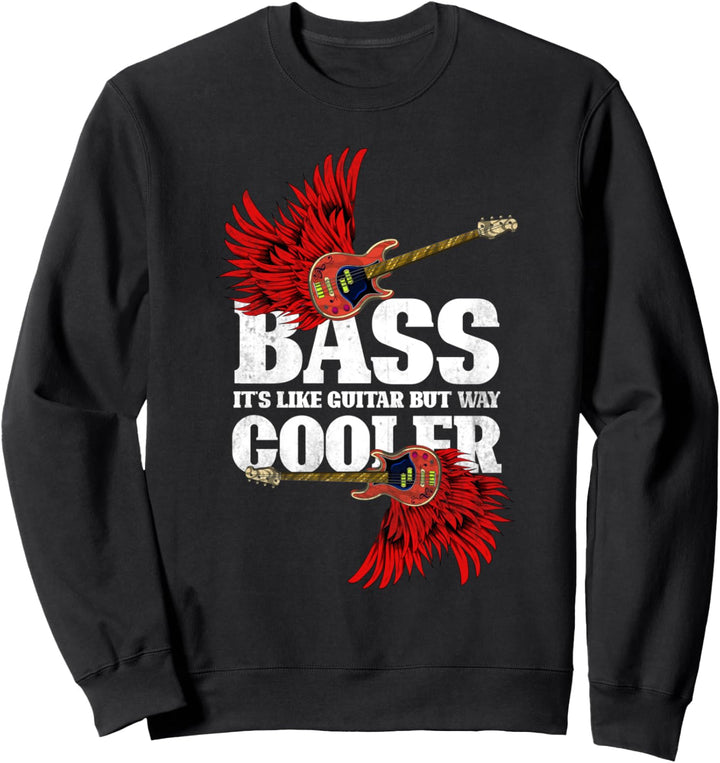 Rock Musikinstrument Bassist Geschenk Lustiges Bass Sweatshirt