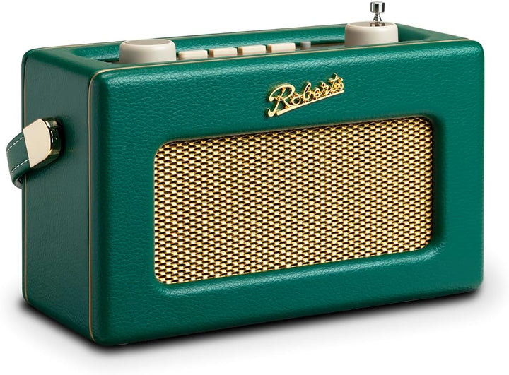 Roberts Revival UNO BT Dab+/FM/Bluetooth Radio, tragbar, Radiowecker, Dunkelgrün, Dunkelgrün