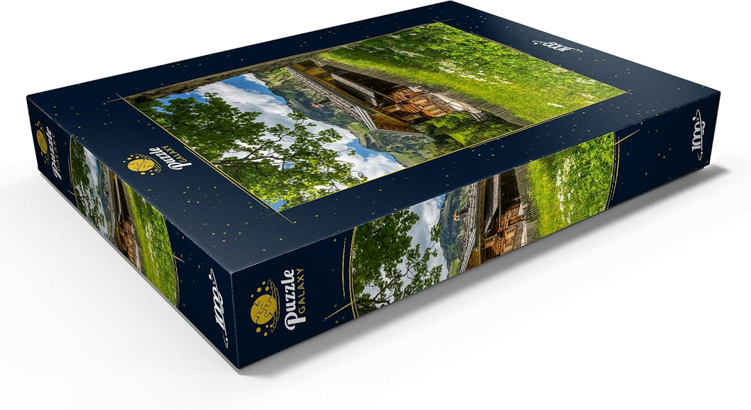 Bergbauernhof in Gerstruben bei Oberstdorf - Premium 1000 Teile Puzzle - MyPuzzle Sonderkollektion v