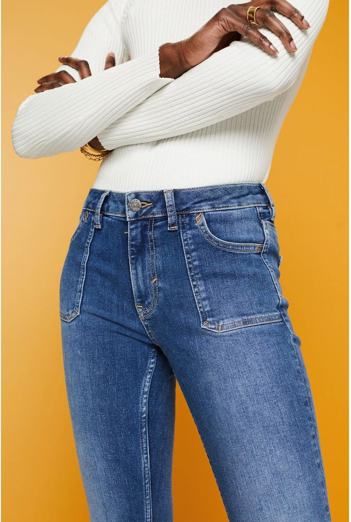 ESPRIT Damen 033ee1b309 Jeans 24W / 32L 902/Blue Medium Wash, 24W / 32L 902/Blue Medium Wash