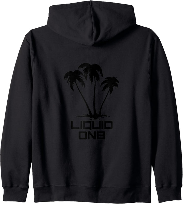 Liquid Drum & Bass DnB Palm Tree Drum n Bass Kapuzenjacke