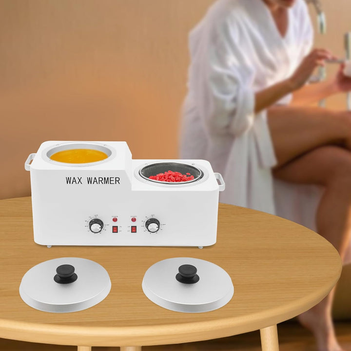 Wachswärmer Wachs, Doppelter Wachswärmer 600W 220-240V, Elektrischer Wachsschmelzer 9L 50-120°C Temp