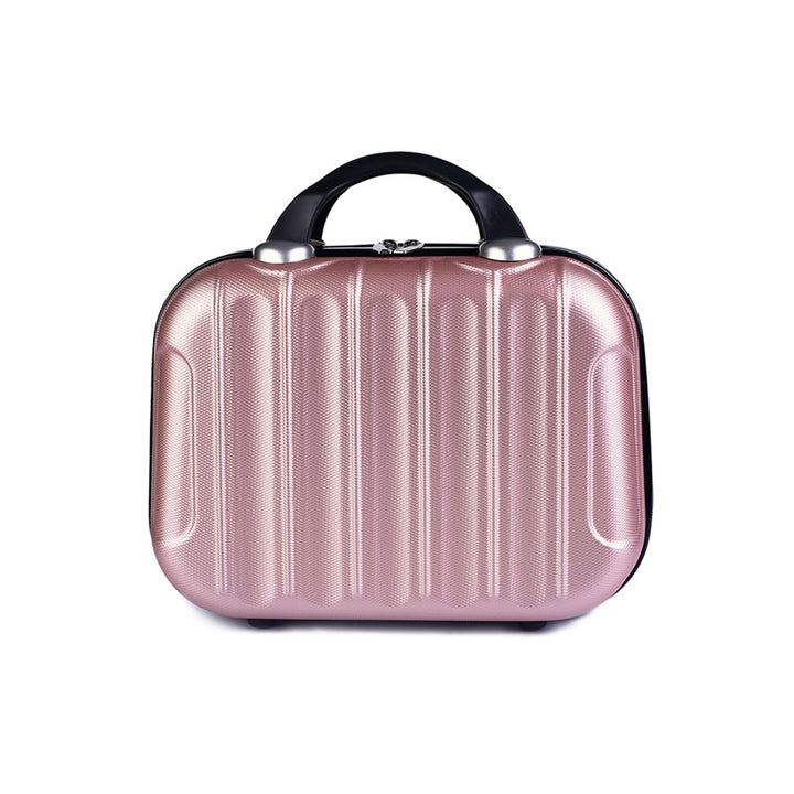 Balakaka Kosmetikkoffer Hartschale Damen,14 Zoll ABS Beauty Case Hartschale mit Handgriff und Reissv
