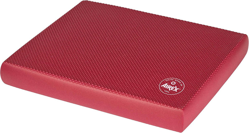 Airex Balance-Pad Cloud Ruby Red Trainingskissen, sehr weicher Sportschaum, 50 x 41 x 6 cm