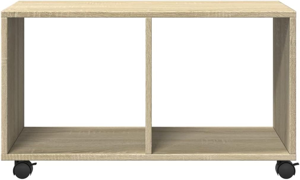 vidaXL Rollschrank, Rollcontainer mit Offenem Design, Aktenschrank für Büro Wohnzimmer, Büroschrank