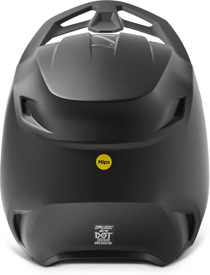 Fox Motocross-Helm V1 Solid Matte Black Schwarz XXL, Schwarz XXL
