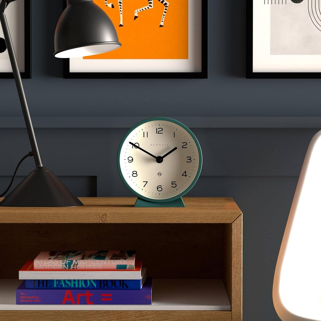 NEWGATE® M Mantel - Silent Sweep Kaminuhr - 'No Tick' - Moderne Kaminuhr - Kleine Uhr - Wohnzimmeruh
